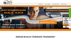 Desktop Screenshot of injoy-oehringen.com