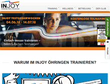 Tablet Screenshot of injoy-oehringen.com